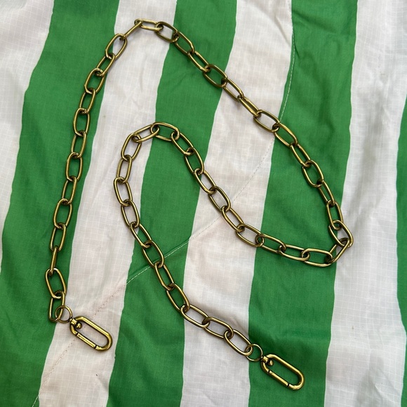 MADEWELL crossbody strap chain link - Picture 2 of 3